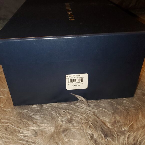 Ralph Lauren Fidel Boots- Calf suede Men\'s size 11